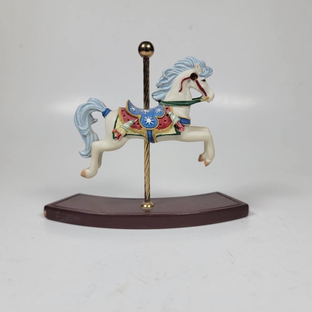 Princeton Gallery Carousel Birthstone Horse - January 1995